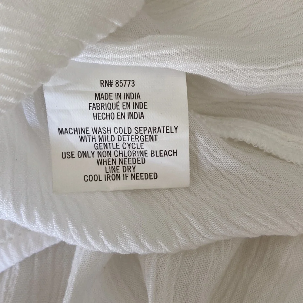 ONEILL shirt size M brand new with tag with adjustable strings white color - Picture 7 of 9
